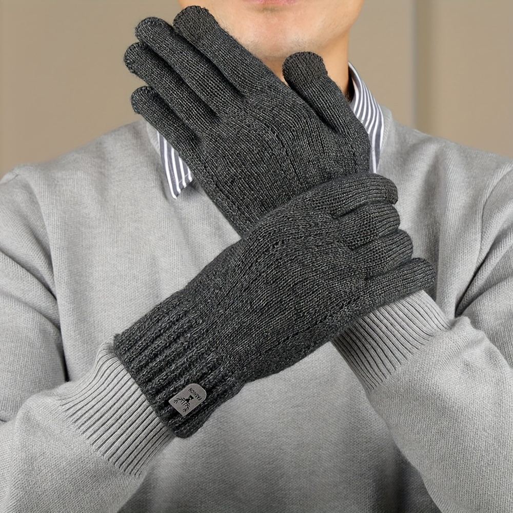 Wool Glove Lined - Luvas Femininas Quentes de Lã Forradas
