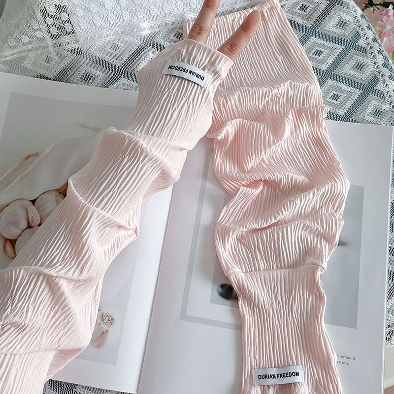 Fingerless Glove Knit - Luvas de Verão Soltas de Seda