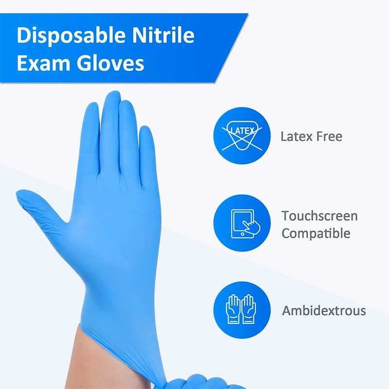 100PCS Luvas Descartáveis de N - Latex Disposable Glove avaliação e preço
