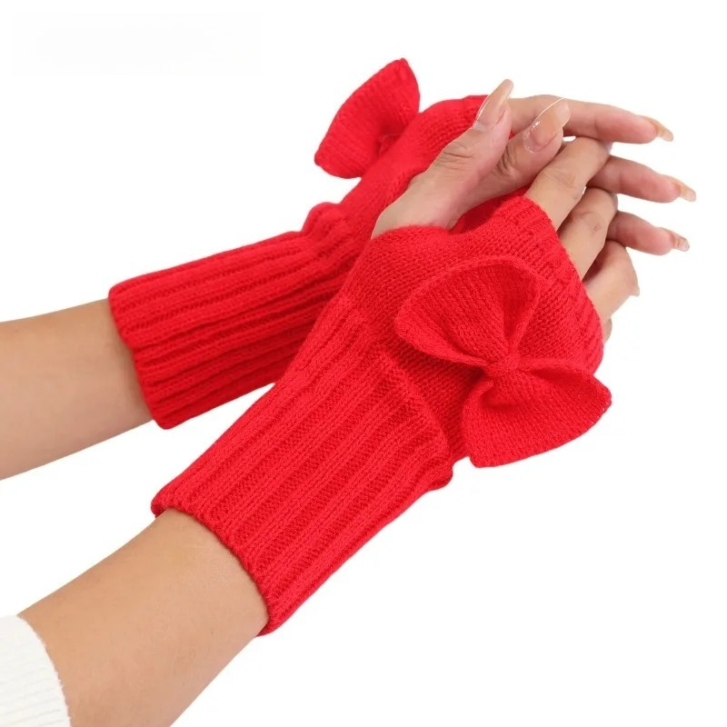 Luvas de Tricô Sem Dedos com L - Fingerless Glove Knit avaliação e preço
