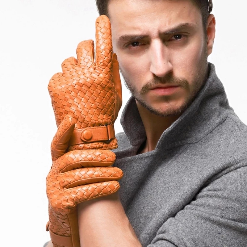 2022 novos homens luvas de alt - Leather Driving Glove avaliação e preço