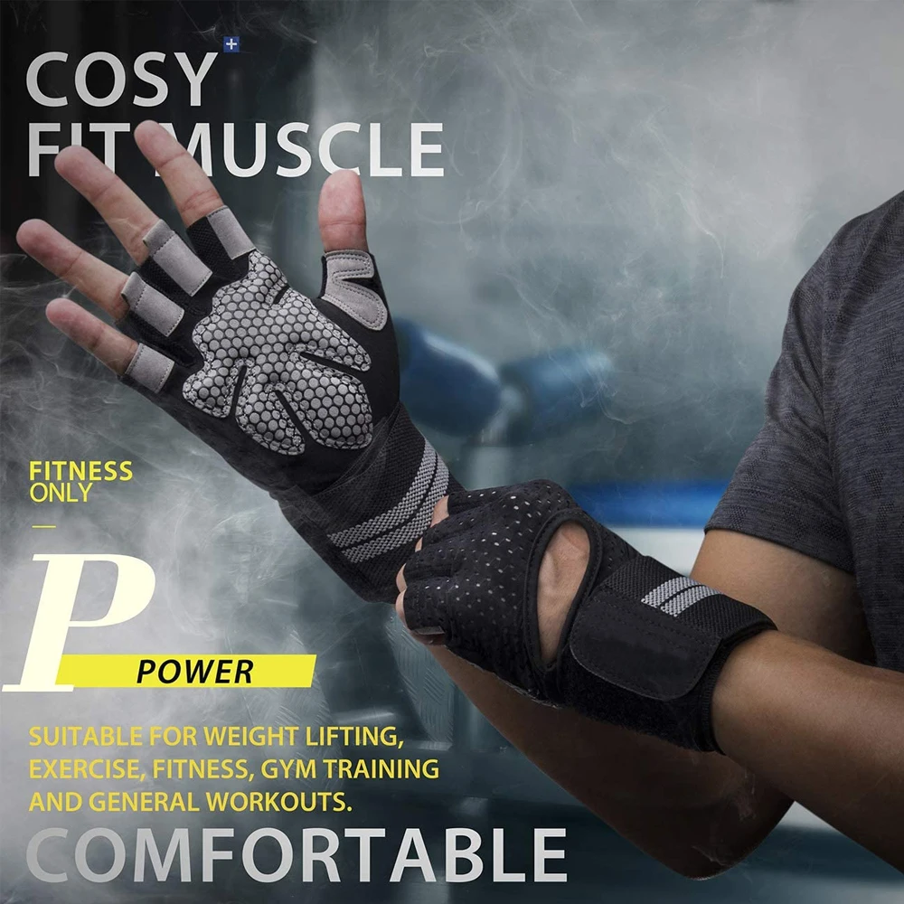Luvas de ginástica meio dedo c - Workout Glove Gym avaliação e preço