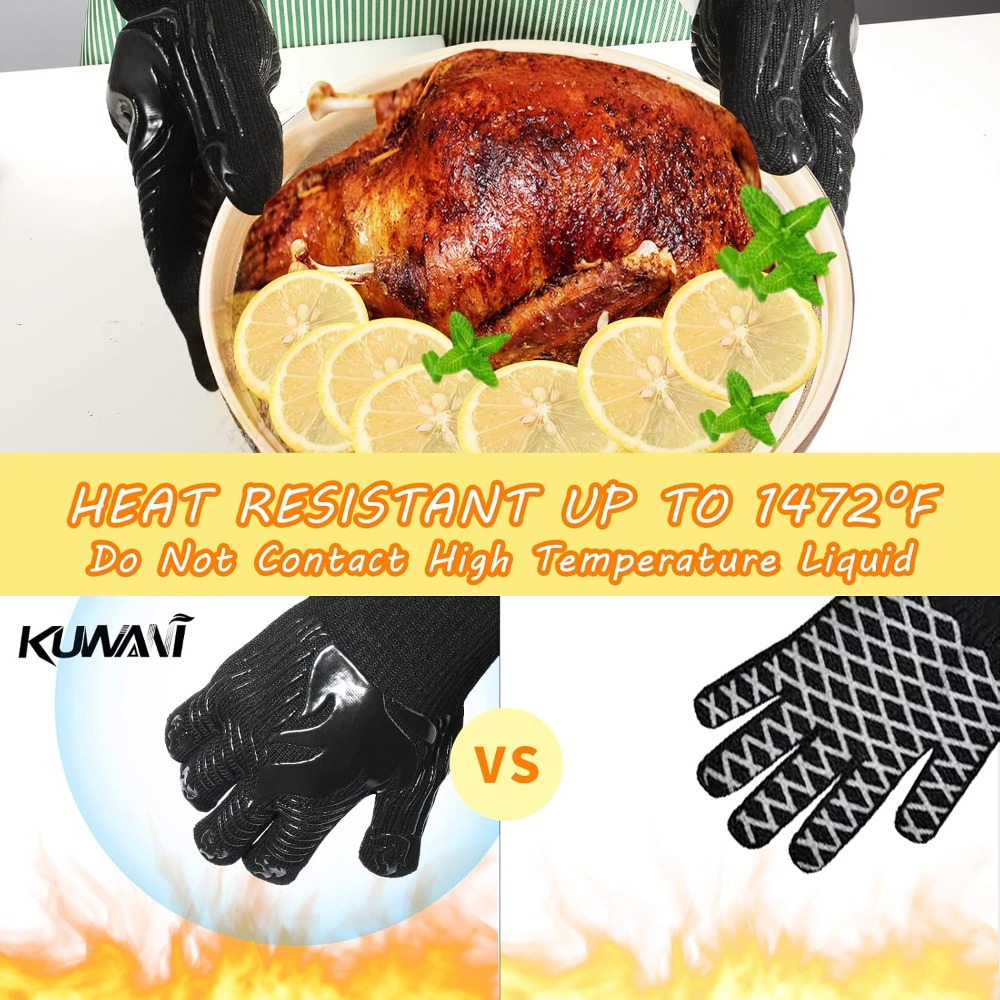 Luvas para Churrasco, 1472 ° L - Heat Resistant Glove avaliação e preço